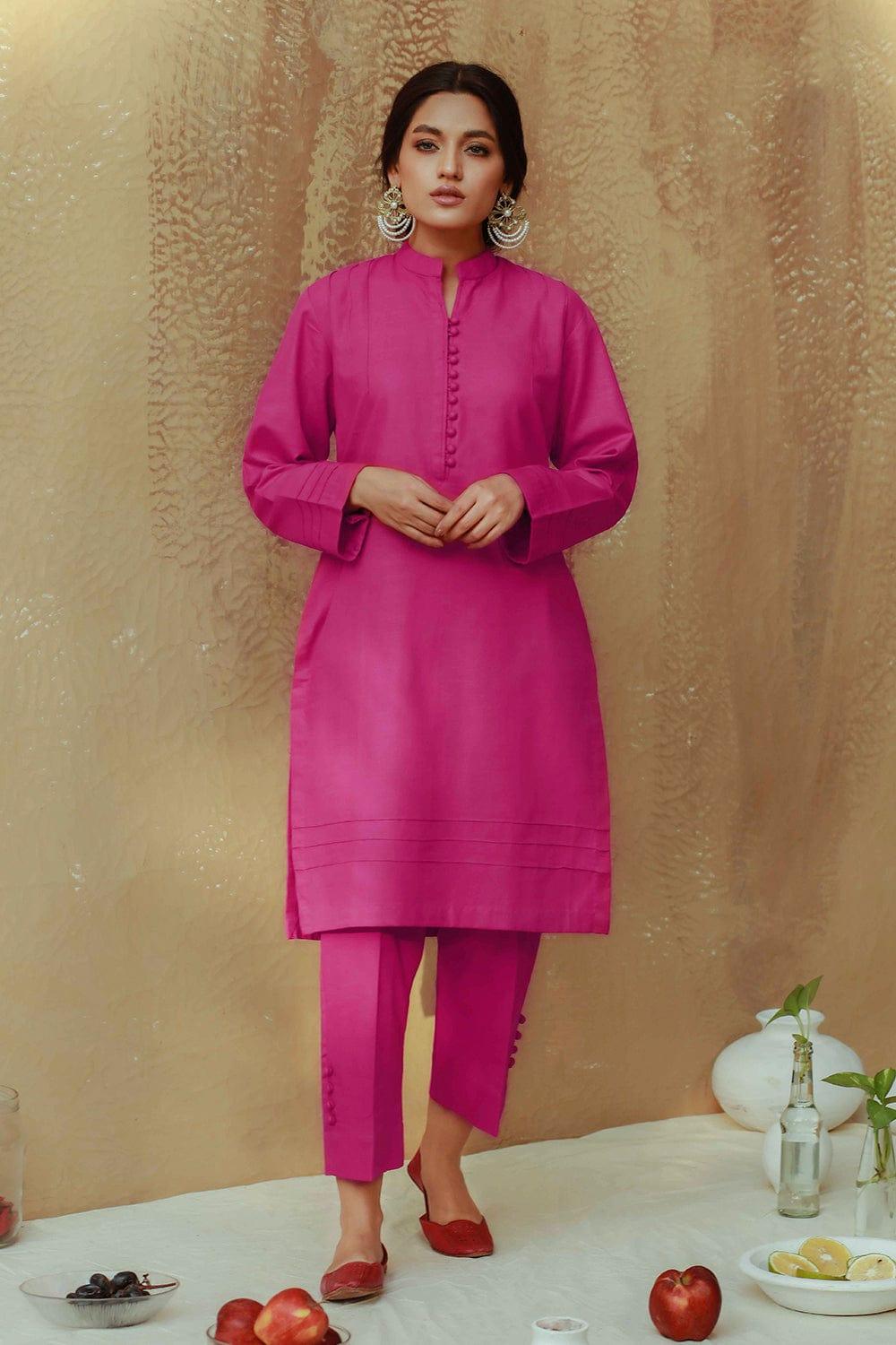 Soffio - SPK7016BP - Bright Pink - Khaddar - 2 Piece - Studio by TCS