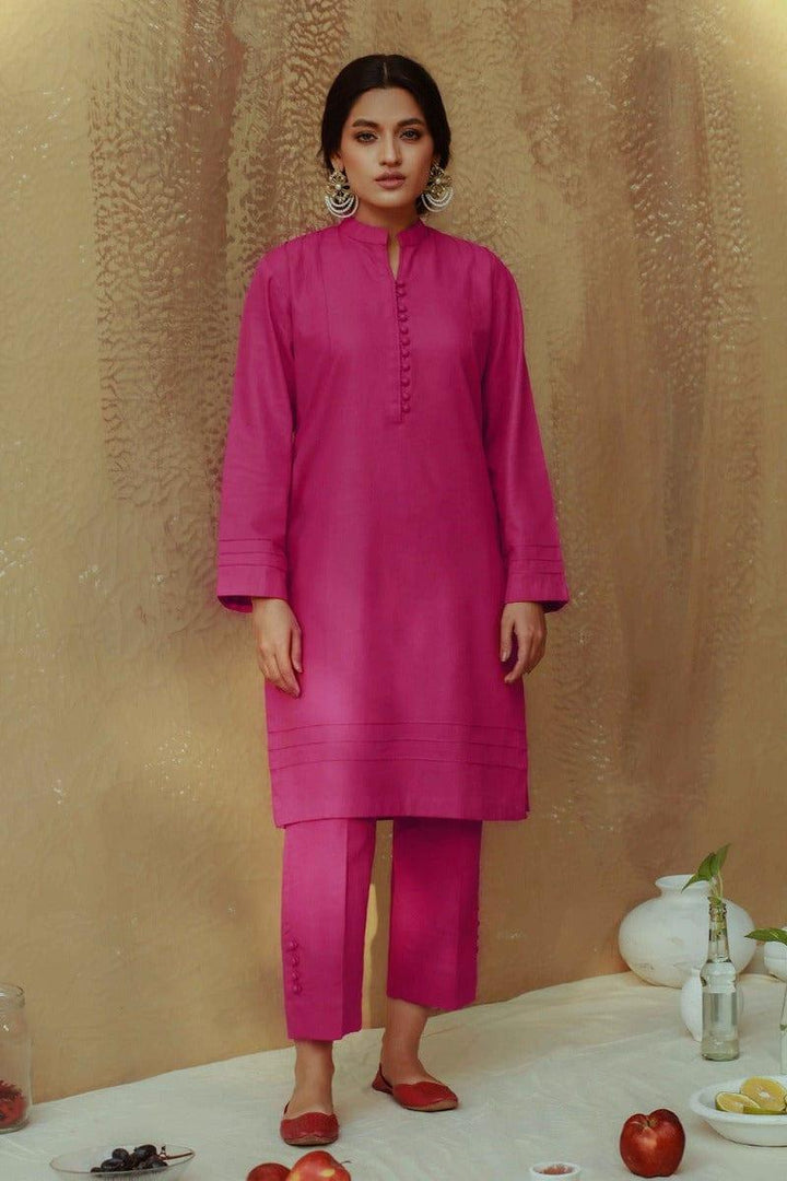 Soffio - SPK7016BP - Bright Pink - Khaddar - 2 Piece - Studio by TCS