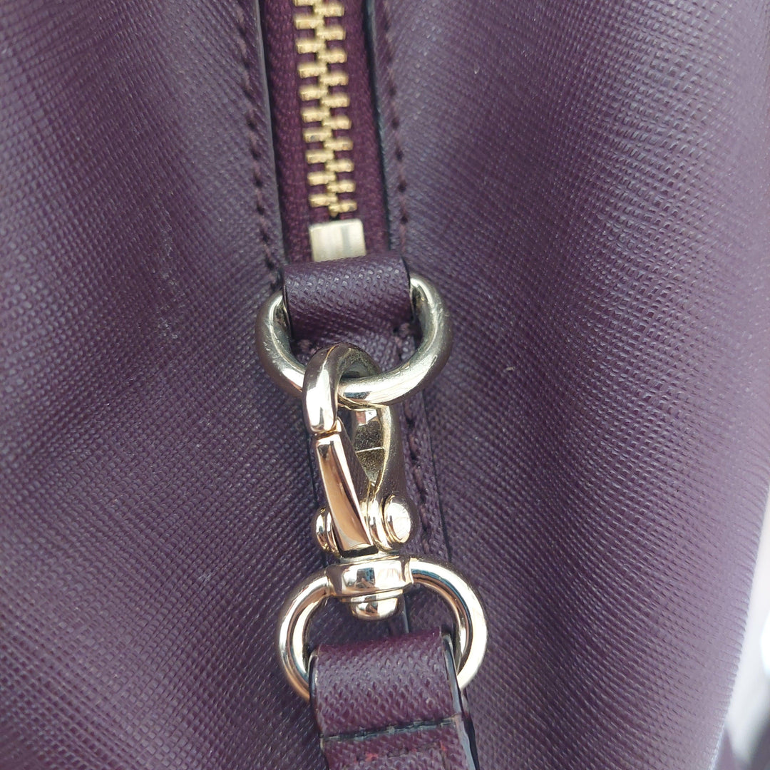 Pre-Loved Treasures - Kate Spade Purple Leather Laurel Way Satchel