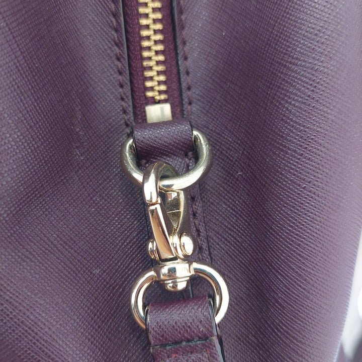 Pre-Loved Treasures - Kate Spade Purple Leather Laurel Way Satchel