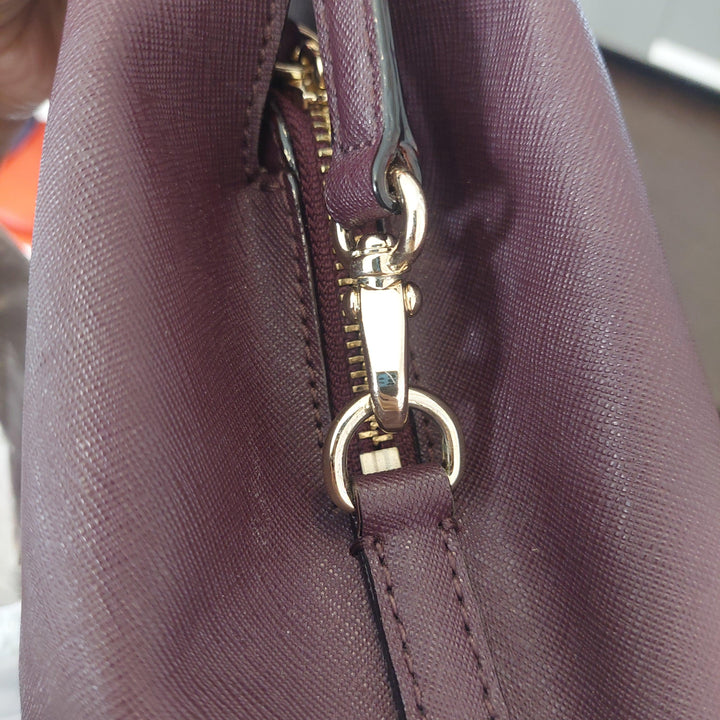 Pre-Loved Treasures - Kate Spade Purple Leather Laurel Way Satchel