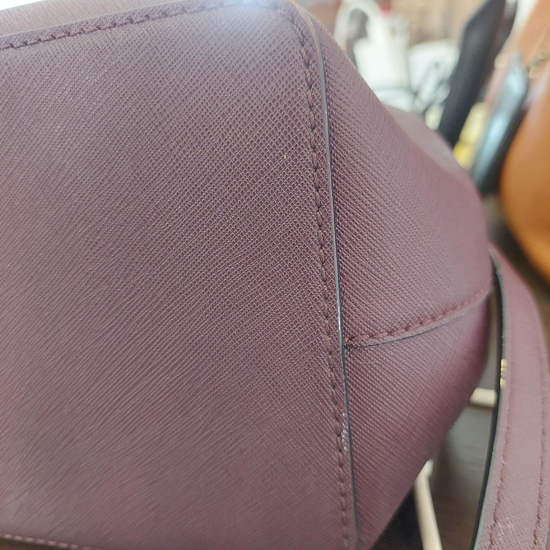 Pre-Loved Treasures - Kate Spade Purple Leather Laurel Way Satchel