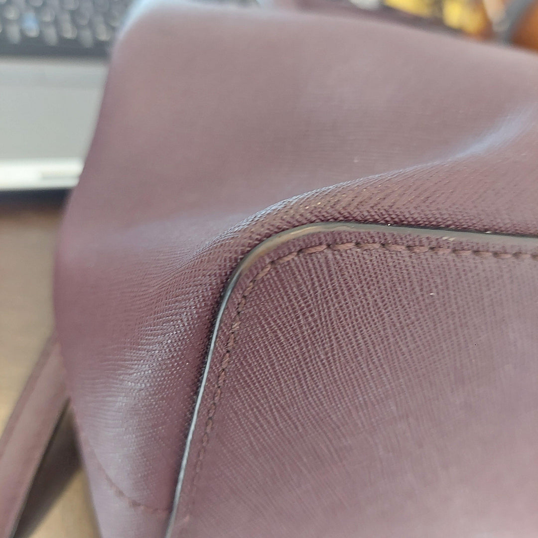 Pre-Loved Treasures - Kate Spade Purple Leather Laurel Way Satchel