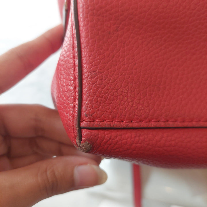 Pre-Loved Treasures - Tory Burch Red Leather Perry Tote