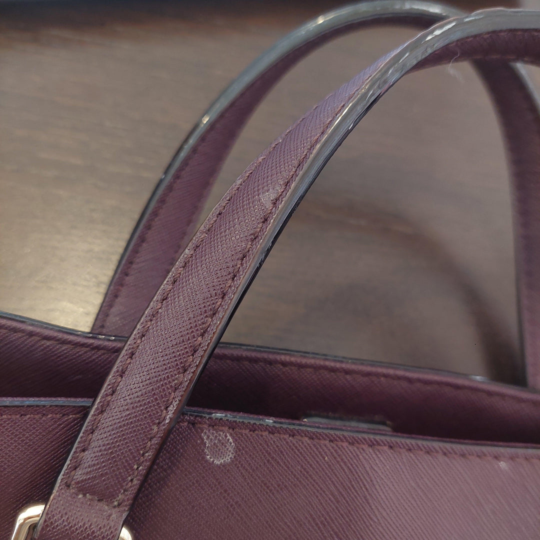 Pre-Loved Treasures - Kate Spade Purple Leather Laurel Way Satchel