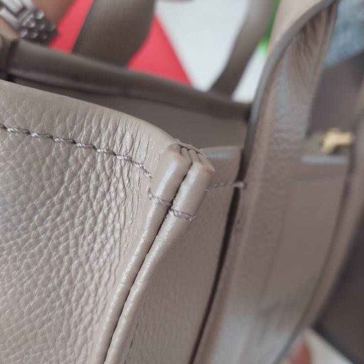 Pre-Loved Treasures - Marc Jacobs Grey The Leather Small Tote Bag