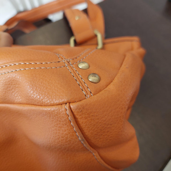 Pre-Loved Treasures - Nine West Orange Leatherette Shoulder Bag