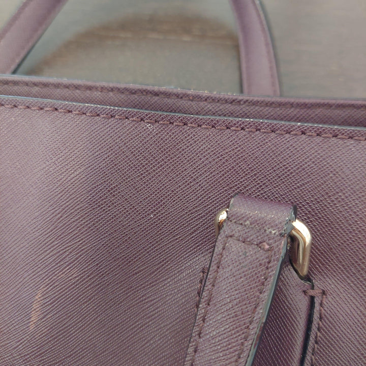 Pre-Loved Treasures - Kate Spade Purple Leather Laurel Way Satchel