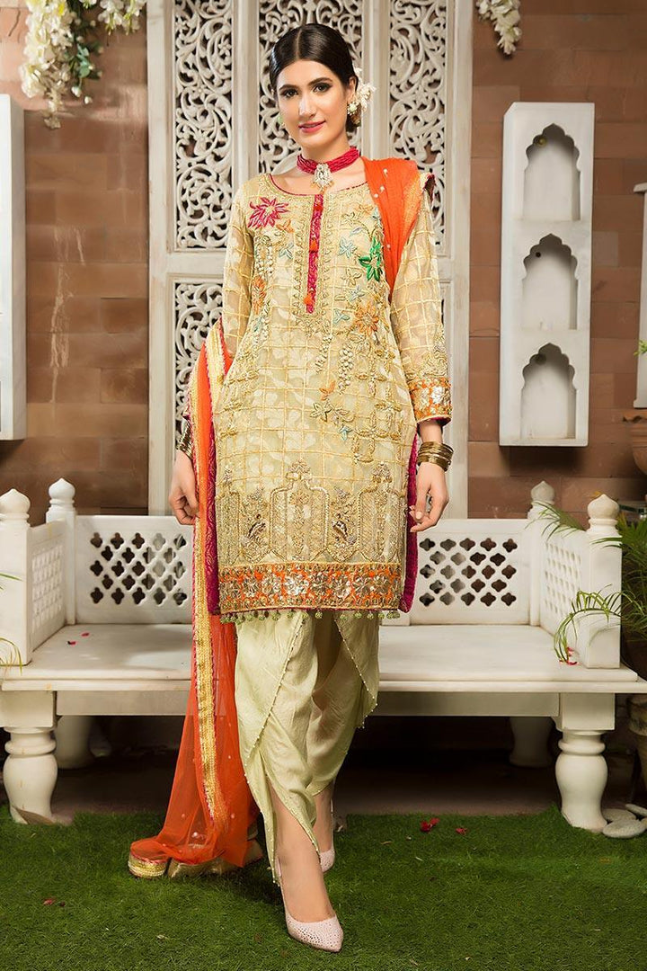 Zahra Ahmad - Gul Bhaar - Net - 3 Piece