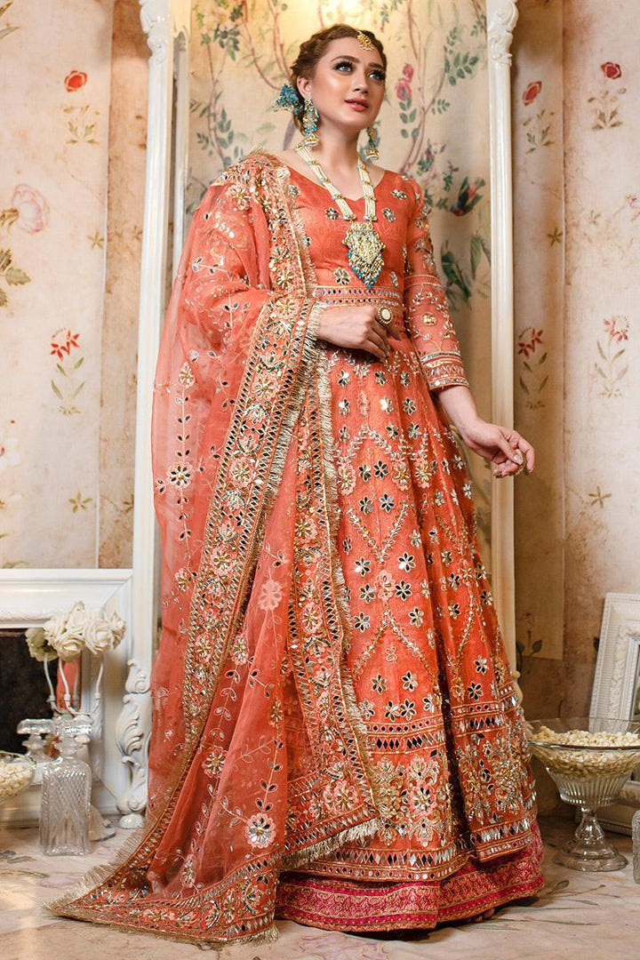 Zahra Ahmad - Husn e janaan - Pink - Organza - 3 Piece