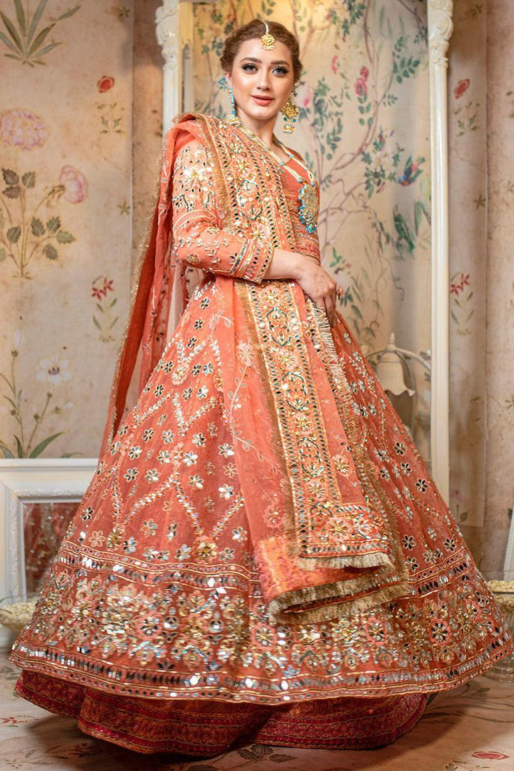 Zahra Ahmad - Husn e janaan - Pink - Organza - 3 Piece