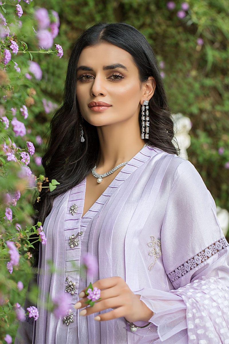 Reema Ahsan - Arzoo-2 - Raw Silk - Purple - 3 Piece – Studio By TCS