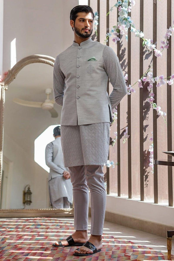 Deepak Perwani - Kurta Pajama & Waistcoat - JKT1359 & MOF1886 - 3 Piece - Studio by TCS