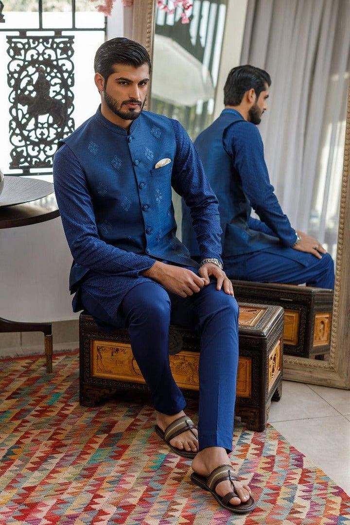 Deepak Perwani - Kurta Pajama & Waistcoat - JKT1357 & MOF1884 - 3 Piece - Studio by TCS