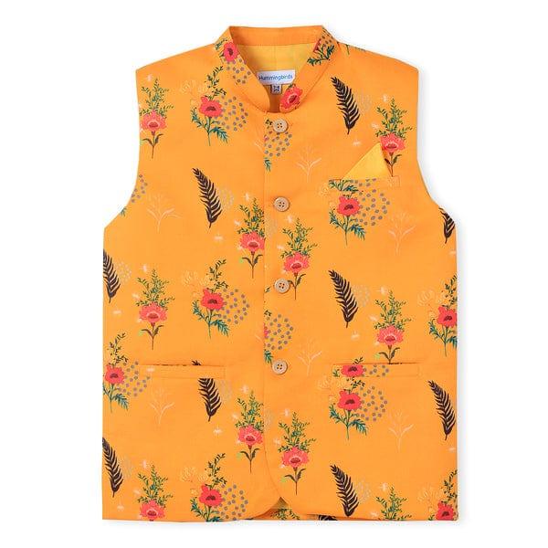 Hummingbirds - Pukhraj Waistcoat - Studio by TCS