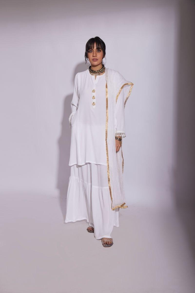 Gulabo - Dupatta Only - White - 1 Piece - GE - Studio by TCS