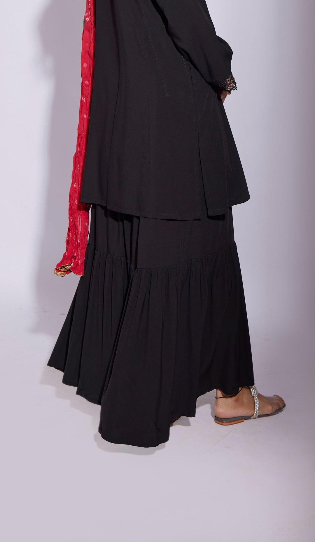 Gulabo - Gharara Skirt - Black - 1 Piece - GB0473 - Studio by TCS