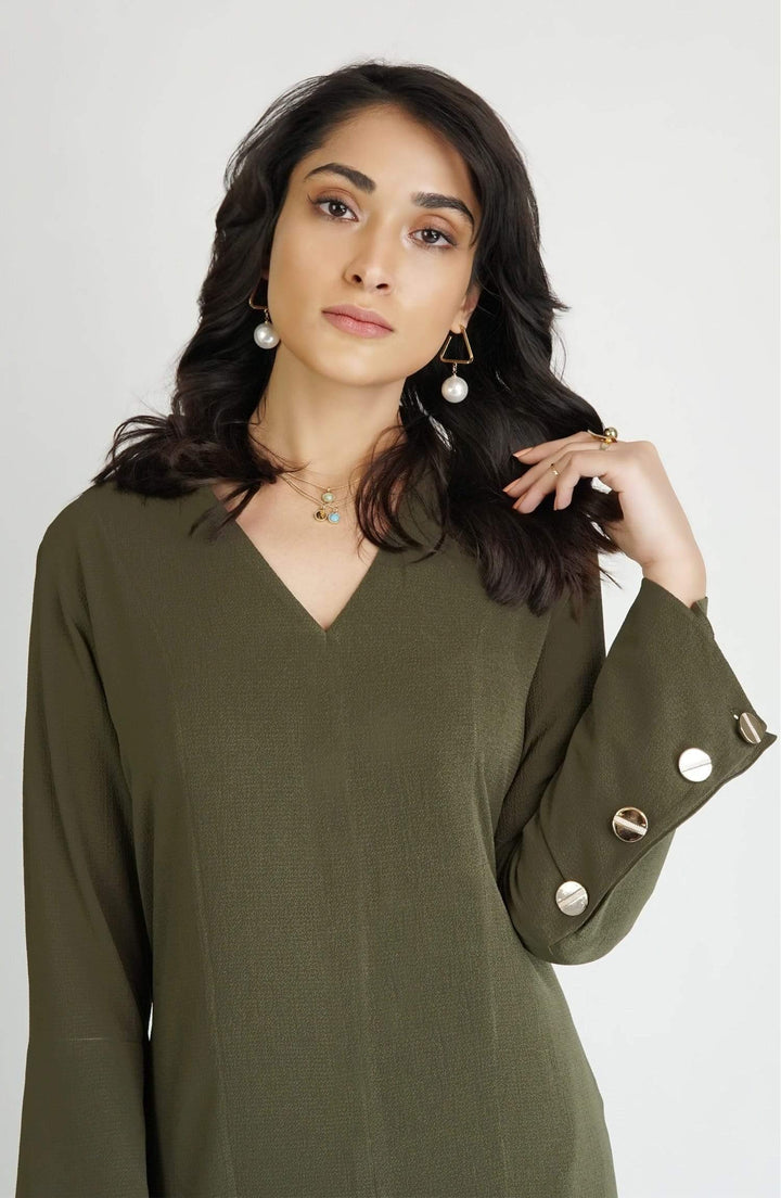 Natasha Kamal - Olive Green Kat