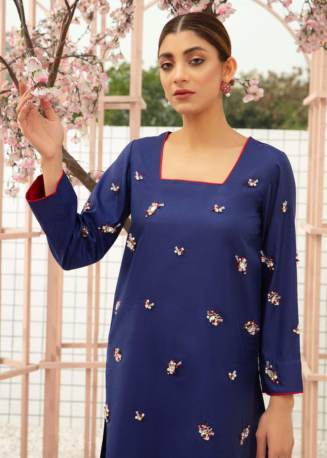 Allure by Ih - ETHEREAL - Katan Silk - Navy - 3 Piece - Studio by TCS