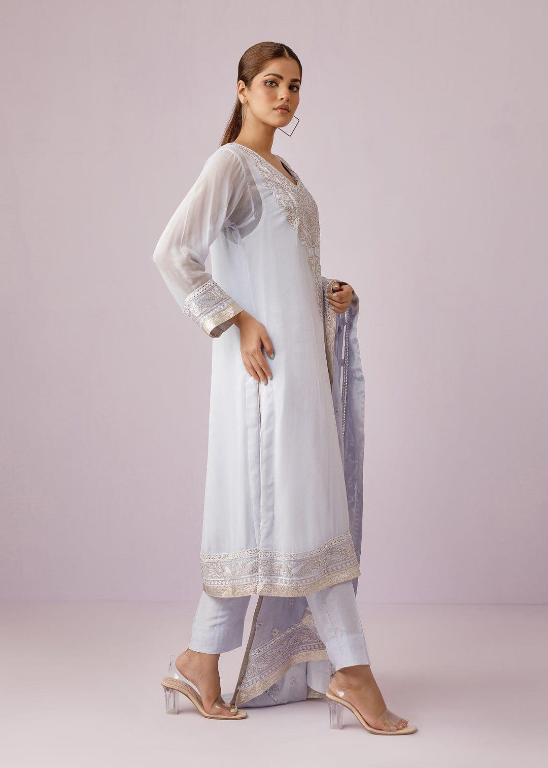 Rizwan Beyg - Elif - Embroidered Chiffon & Cotton - 2 Piece - Studio by TCS