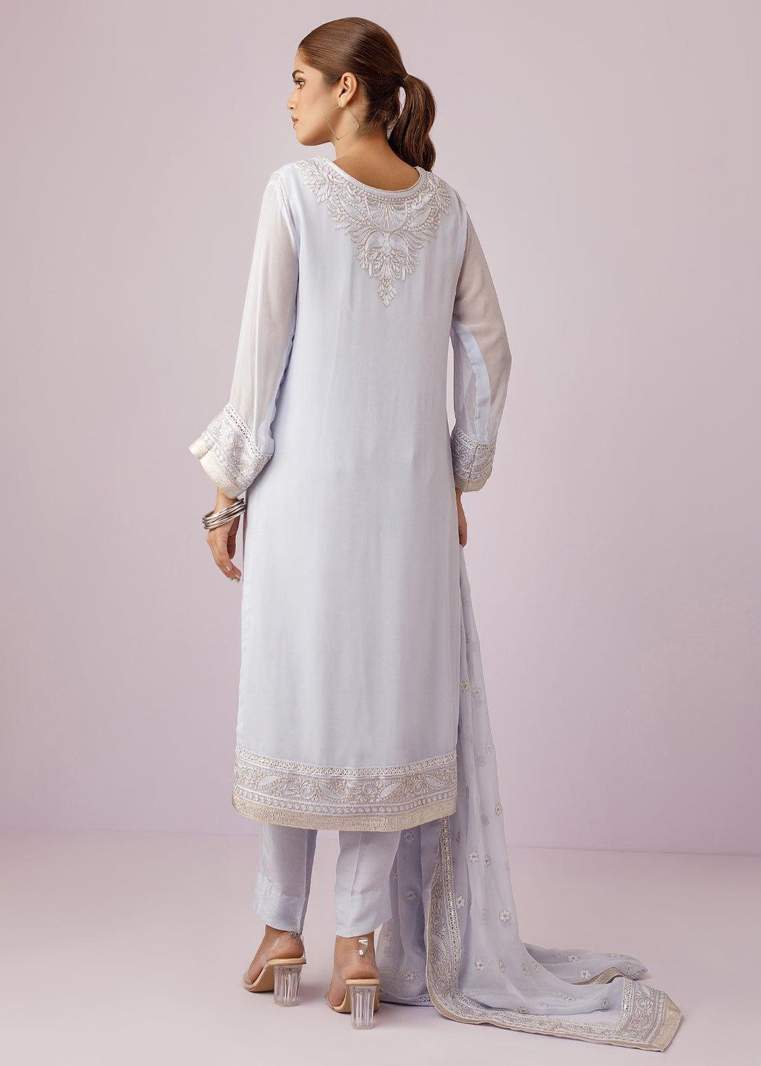 Rizwan Beyg - Elif - Embroidered Chiffon & Cotton - 2 Piece - Studio by TCS