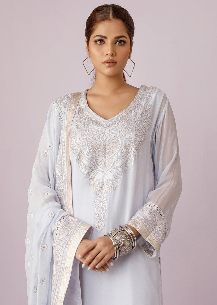 Rizwan Beyg - Elif - Embroidered Chiffon & Cotton - 2 Piece - Studio by TCS