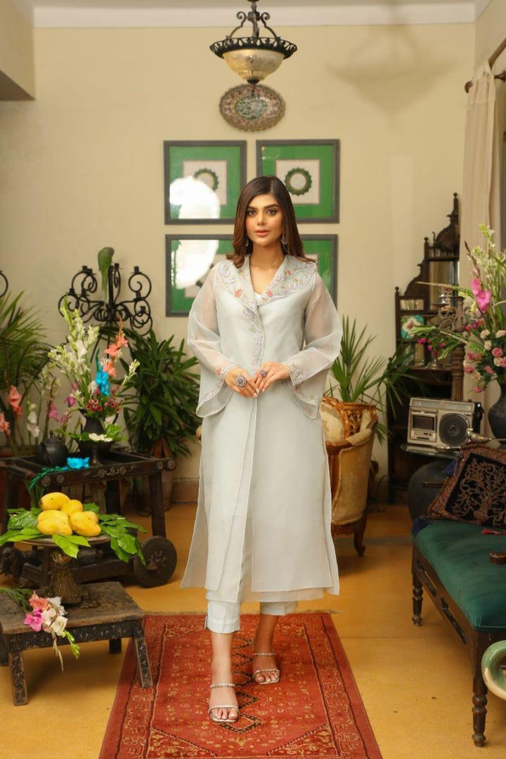 NILOFER SHAHID - Bluebell - Floral Embroidered - 3 Piece - Studio by TCS