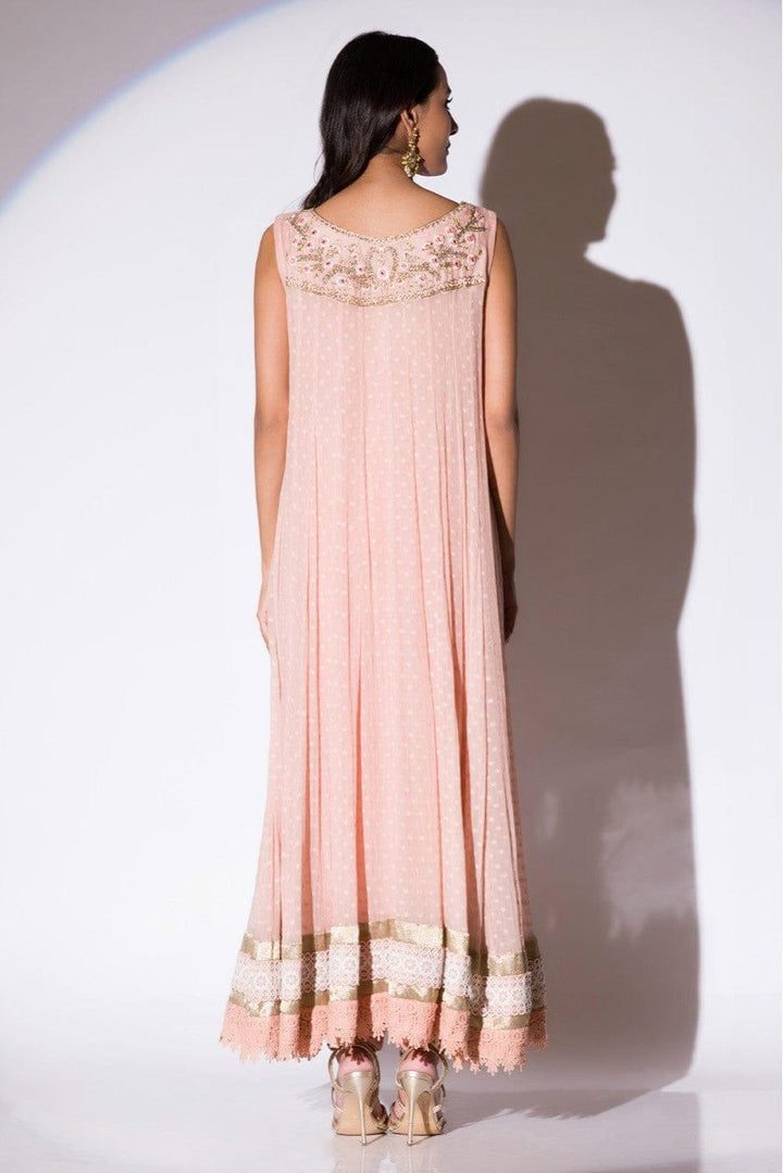 Insia Sohail - Sherry - Peach - Chiffon - 2 Piece - Studio by TCS