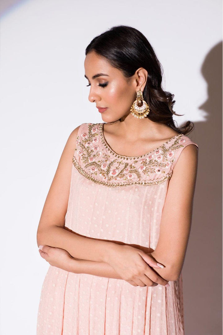 Insia Sohail - Sherry - Peach - Chiffon - 2 Piece - Studio by TCS