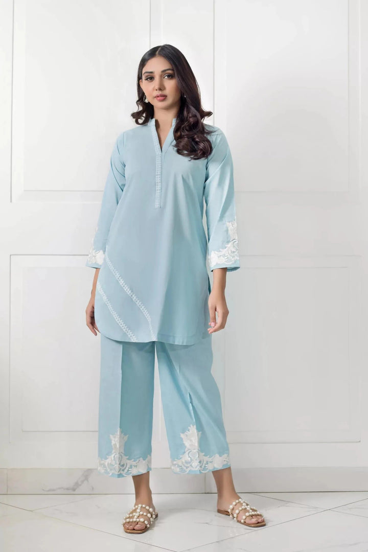 Shehrnaz - SHK-959 - Light Blue - Embroidered - 1 Piece - Studio by TCS