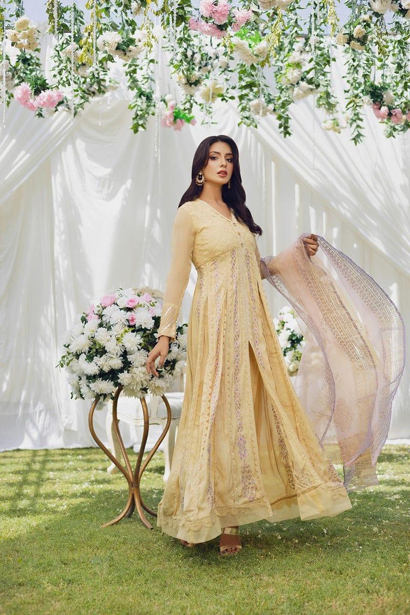 Aisha Fatema - Honey Hue - Embroidered Chiffon - 2 Piece - Studio by TCS