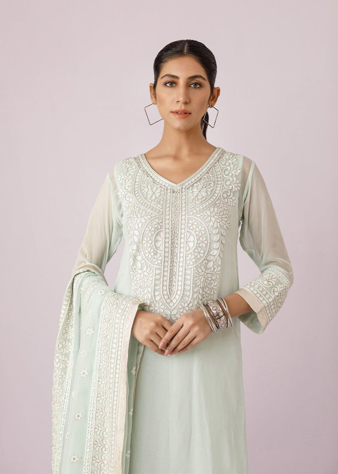 Rizwan Beyg - Aydin - Embroidered Chiffon & Cotton - 2 Piece - Studio by TCS