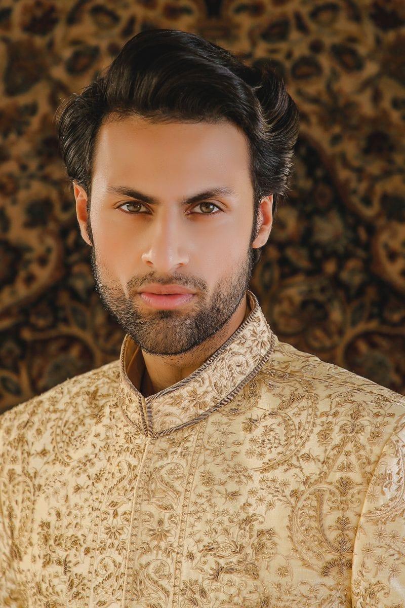 GEM Garments - Xerxes - Sherwani - Gold - 1 Piece - Indian Silk - Studio by TCS