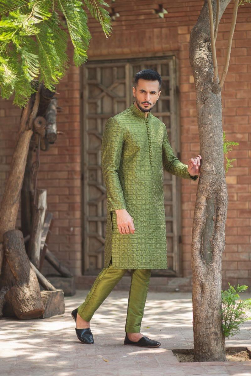 GEM Garments - Adaat - Kurta - Green - 1 Piece - Embroidered - Studio by TCS