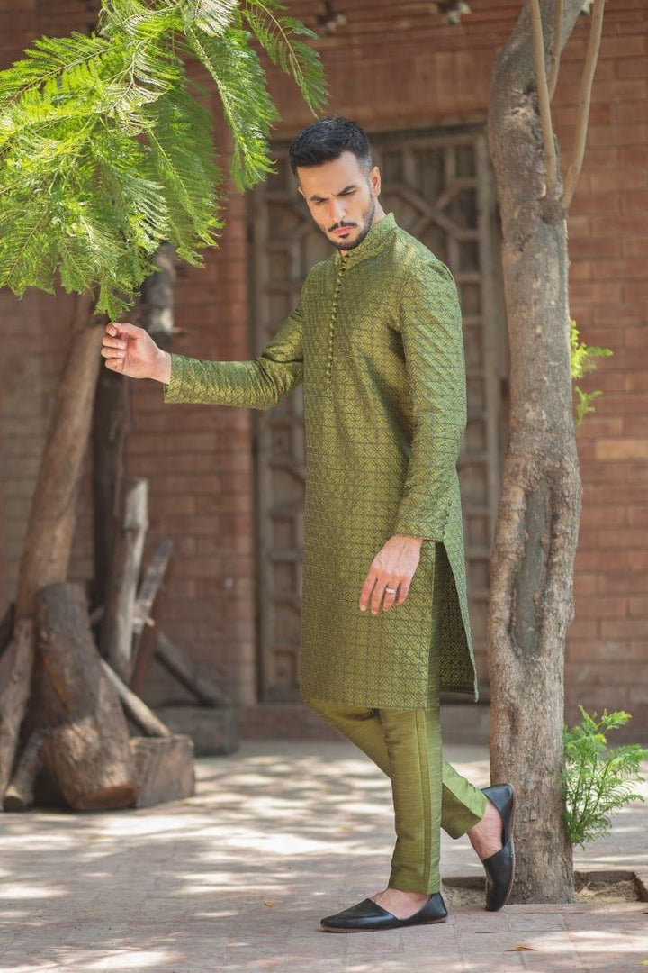 GEM Garments - Adaat - Kurta - Green - 1 Piece - Embroidered - Studio by TCS