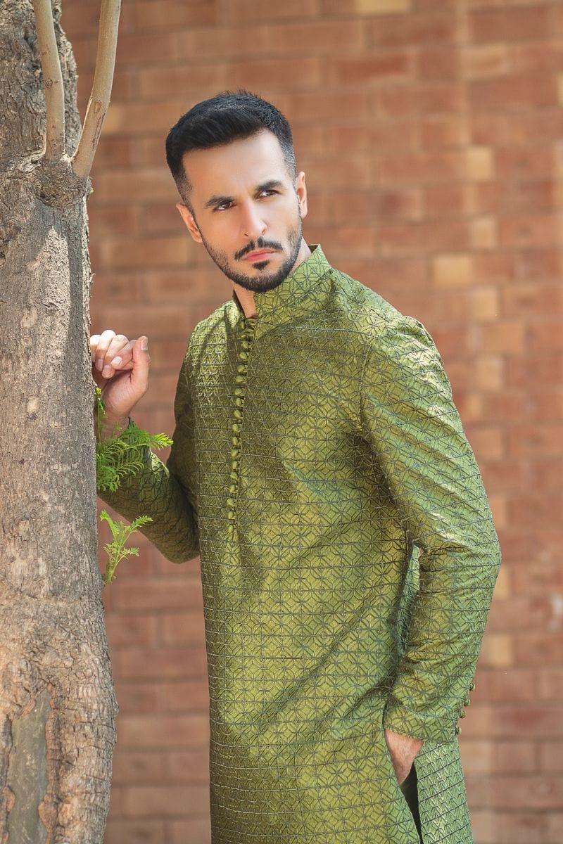 GEM Garments - Adaat - Kurta - Green - 1 Piece - Embroidered - Studio by TCS