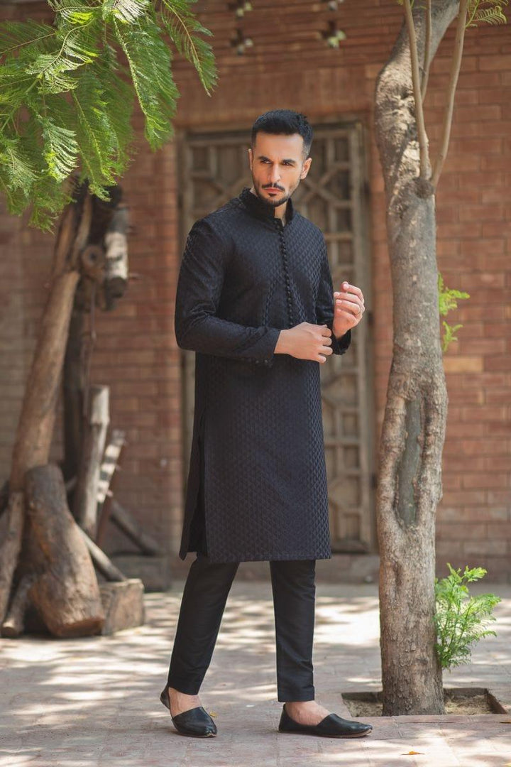 GEM Garments - Lutf - Kurta - Black - 1 Piece - Embroidered - Studio by TCS