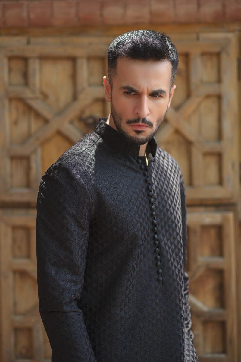 GEM Garments - Lutf - Kurta - Black - 1 Piece - Embroidered - Studio by TCS