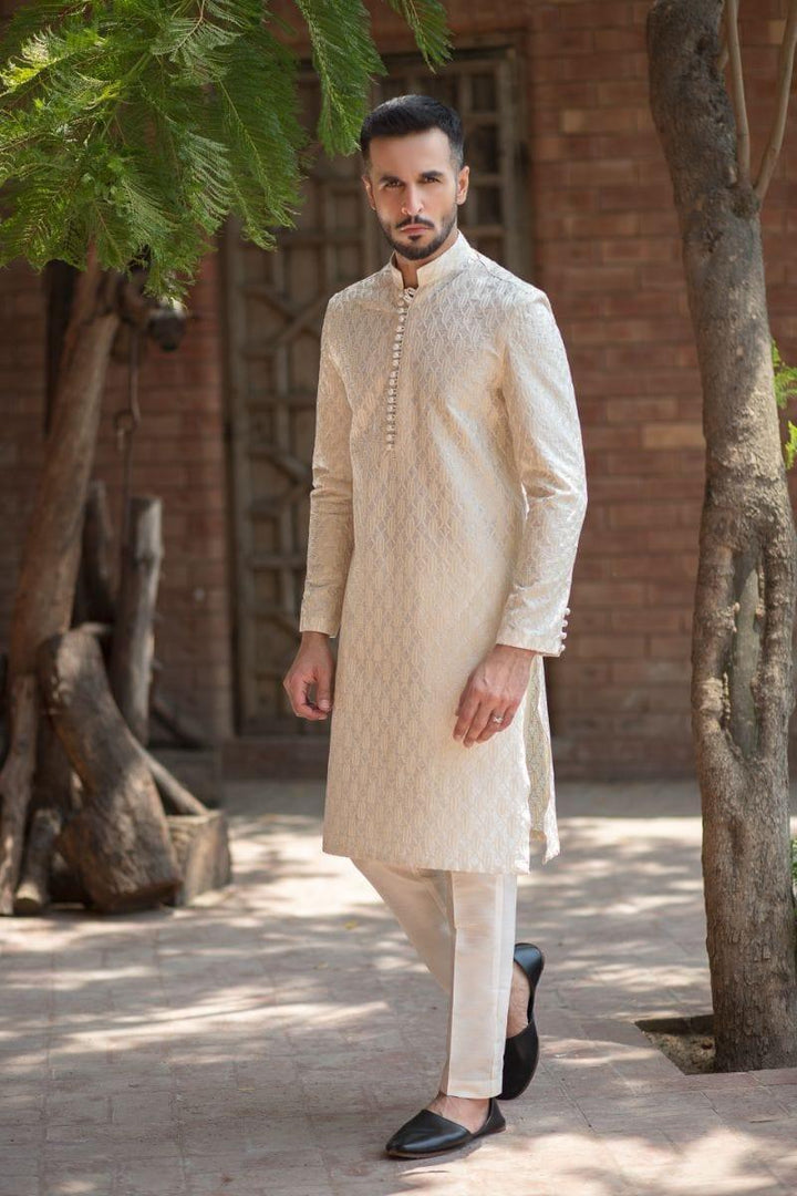 GEM Garments - Ghazab - Kurta - Cream - 1 Piece - Embroidered - Studio by TCS