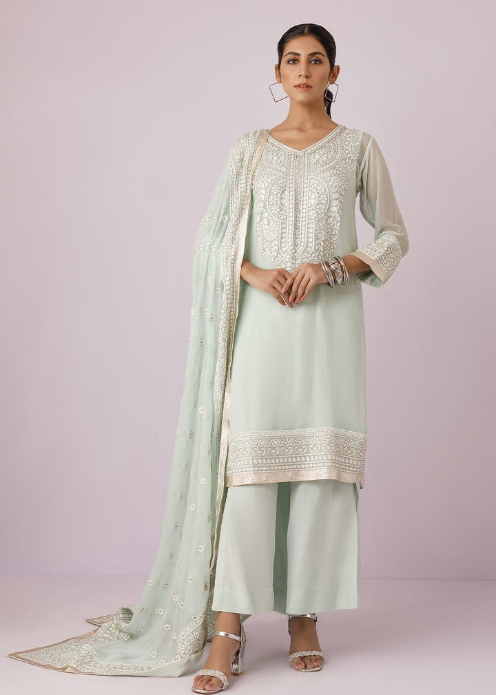 Rizwan Beyg - Aydin - Embroidered Chiffon & Cotton - 2 Piece - Studio by TCS