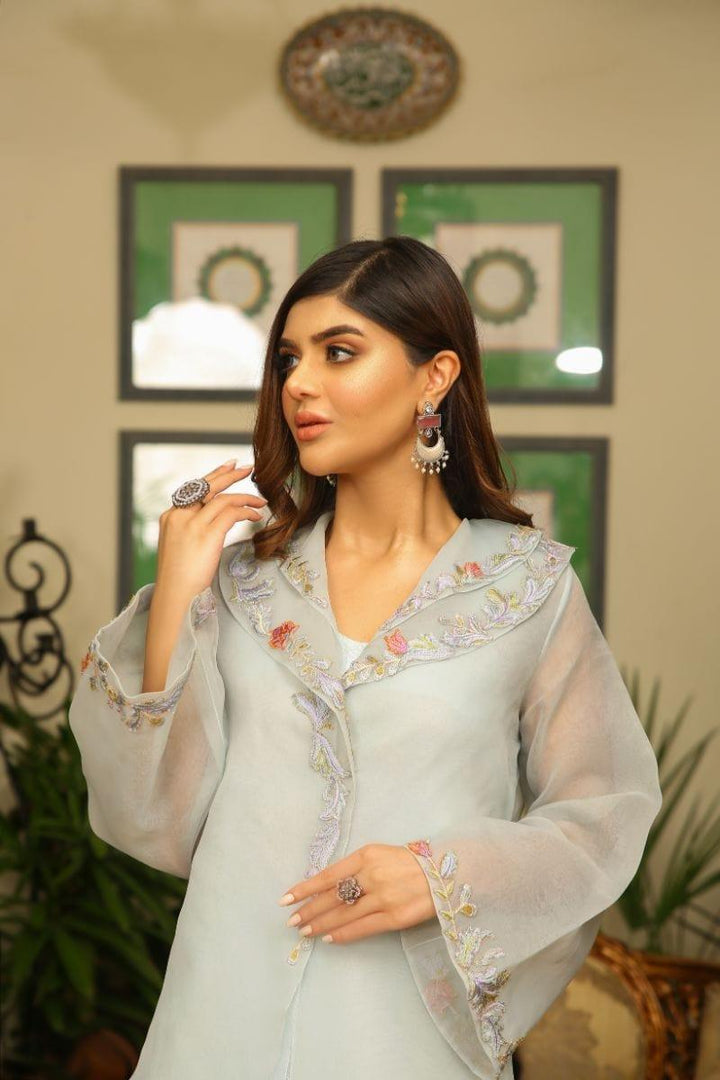 NILOFER SHAHID - Bluebell - Floral Embroidered - 3 Piece - Studio by TCS