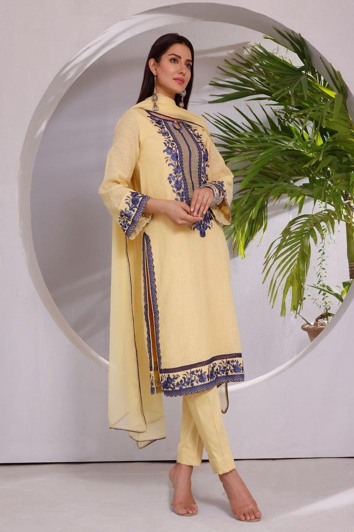 Rizwan Beyg Design - Fleur Yellow - Studio by TCS