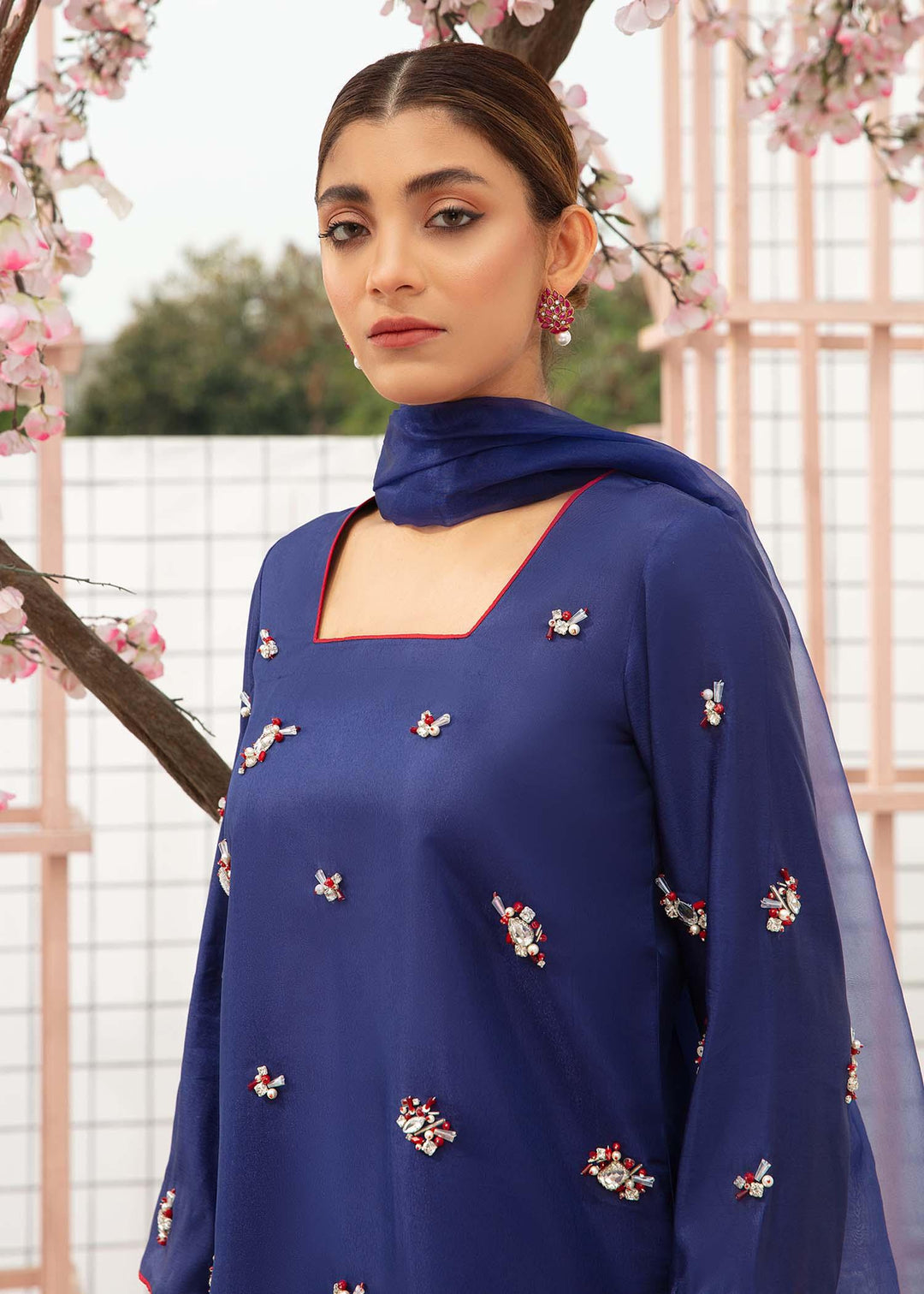 Allure by Ih - ETHEREAL - Katan Silk - Navy - 3 Piece - Studio by TCS