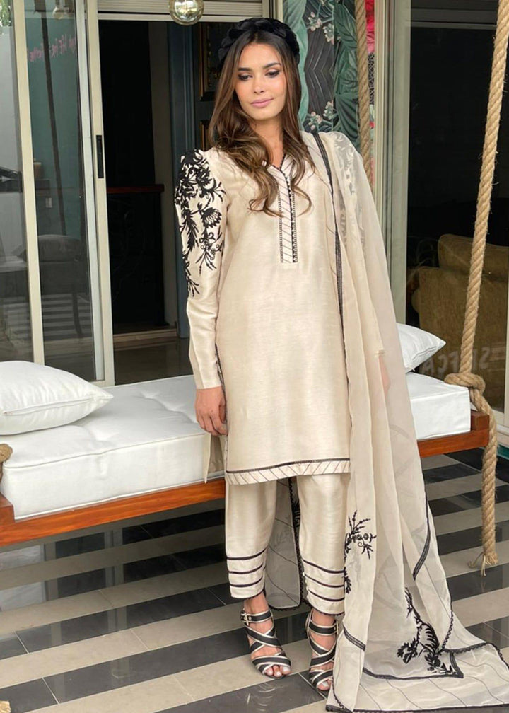 Maheen Trends - New day - 3 Piece - Silk & Organza - Studio by TCS