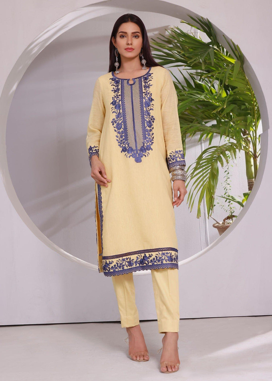 Rizwan Beyg Design - Fleur Yellow - Studio by TCS