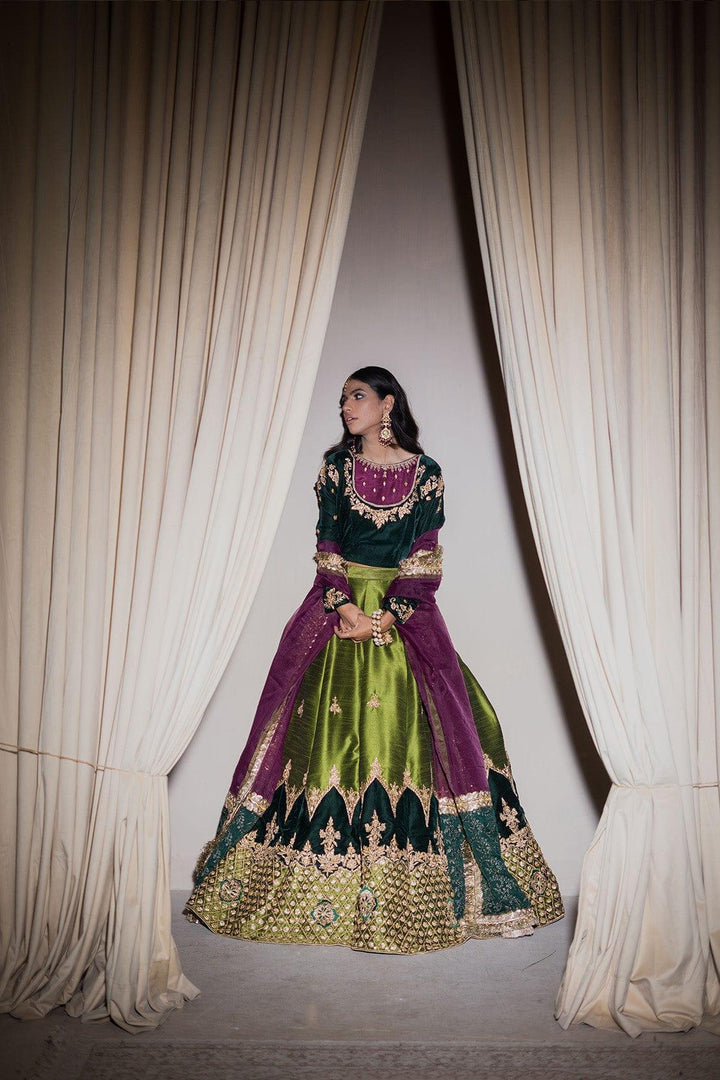 Leon - Dhani Lehenga - Silk - 3 Piece - Studio by TCS