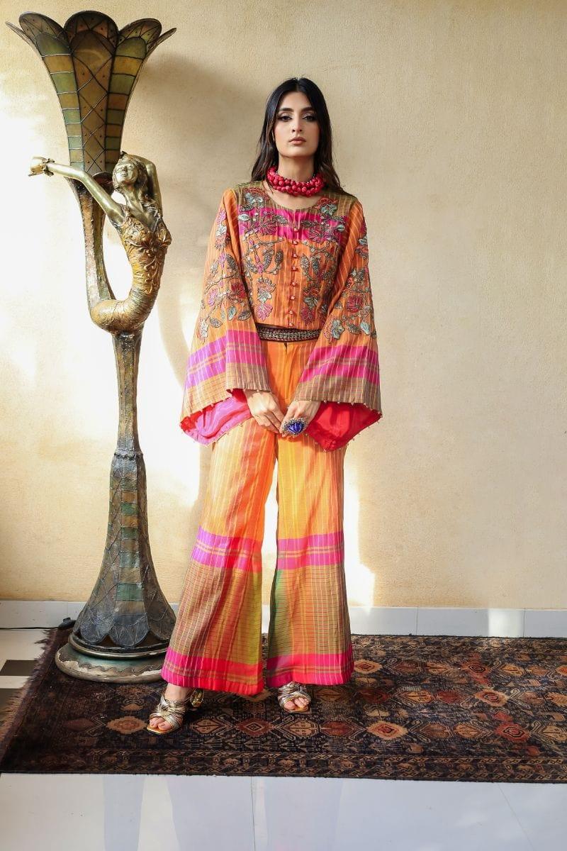 Huma Adnan - Aniq - Cotton - Mustard - 2 Piece - Studio by TCS