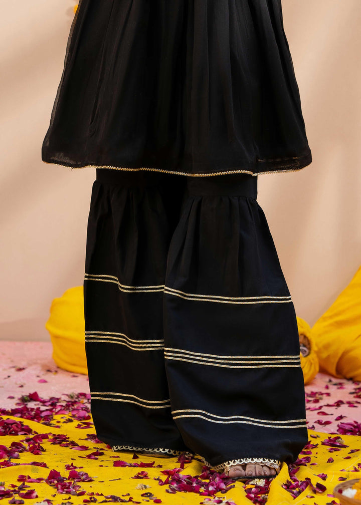 Modest - Meher - Chiffon - Black - 3 Piece