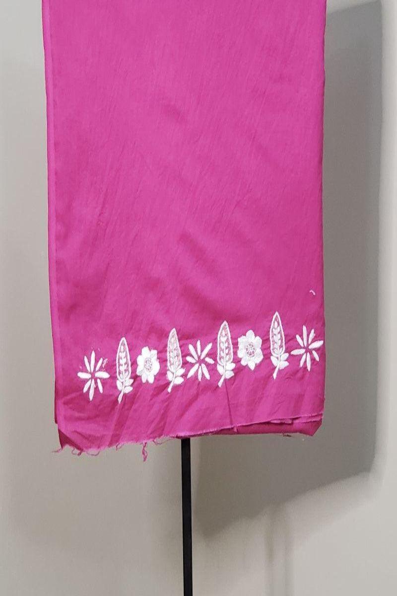 Khana-e-Ring - Shoking Pink Pure Cotton Shirt - 1 PC - 504131