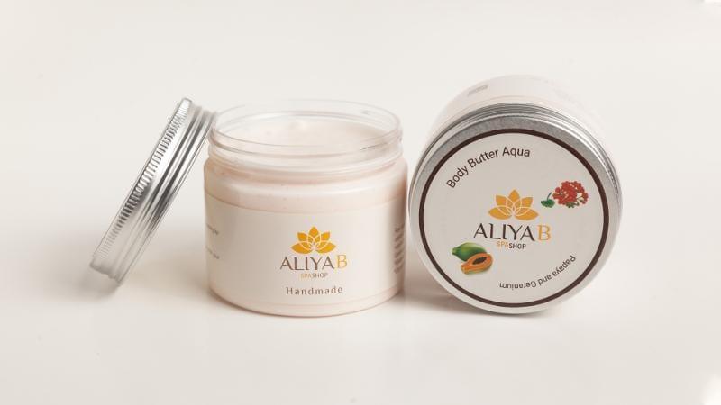 Aliya B - Papaya and Geranium Body Butter Aqua - Studio by TCS